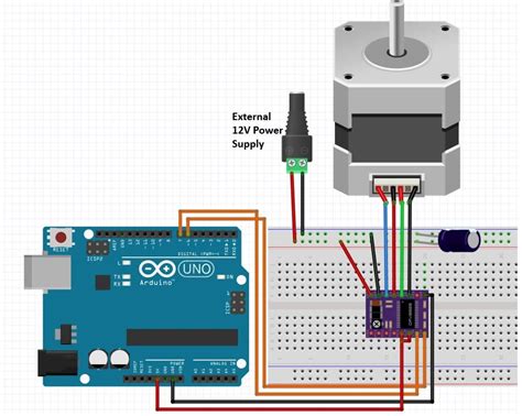 Stepper Motor with DRV8825 and Arduino Tutorial (4 Examples).